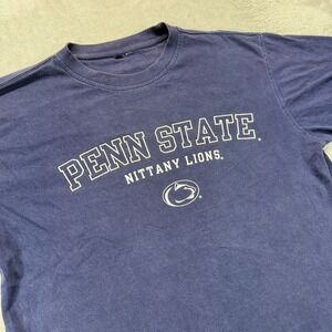 VTG Penn State Nittany Lions Shirt Mens Medium Navy Blue Sports College NCAA